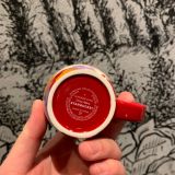 Starbucks 2024 China Year Of Dragon 12oz and 3oz Red Mug Set