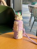 Starbucks 2024 China Year of Dragon Thermos Purple Cute 12oz SS Tumbler with Sleeve