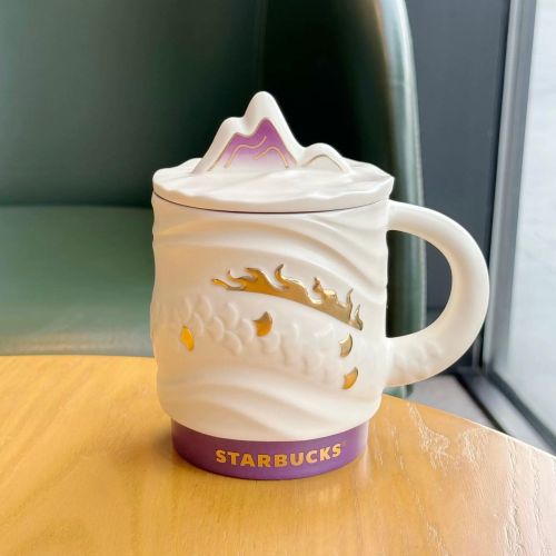 Starbucks 2024 China Year of Dragon Purple Relief 14oz Mug