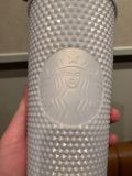 Minor Flaw No Tag Starbucks White Studded