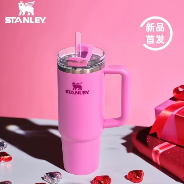 Stanley 2024 China Valentine's Day Peony Pink 30oz SS Tumbler