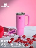 Stanley 2024 China Valentine's Day Peony Pink 30oz SS Tumbler