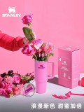 Stanley 2024 China Valentine's Day Peony Pink 30oz SS Tumbler