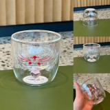 Starbucks 2024 China Valentine's Day Cute Cat 8oz DW Glass Cup