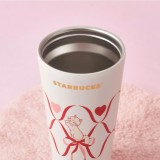 Starbucks 2024 China Valentine's Day Cat Hug Heart 19oz SS Tumbler