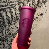 Minor Flaw No Tag Starbucks Purple Glitter Tumbler