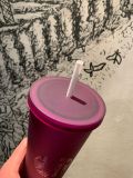 Minor Flaw No Tag Starbucks Purple Glitter Tumbler