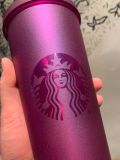 Minor Flaw No Tag Starbucks Purple Glitter Tumbler