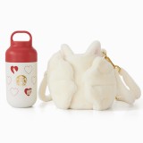 Starbucks 2024 China Valentine's Day Cat and Heart 12oz SS Tumbler with Bag