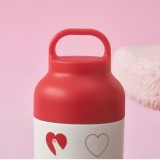 Starbucks 2024 China Valentine's Day Cat and Heart 12oz SS Tumbler with Bag