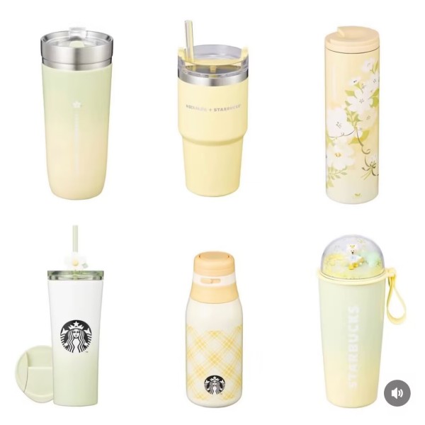 Starbucks 2024 Korea Spring Yellow Flower and Duck Series ship in the end of Feb.