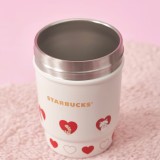 Starbucks 2024 China Valentine's Day Heart and Cute Cat 13oz SS Tumbler