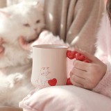 Starbucks 2024 China Valentine's Day Cute Cat Heart Handle 12oz Mug