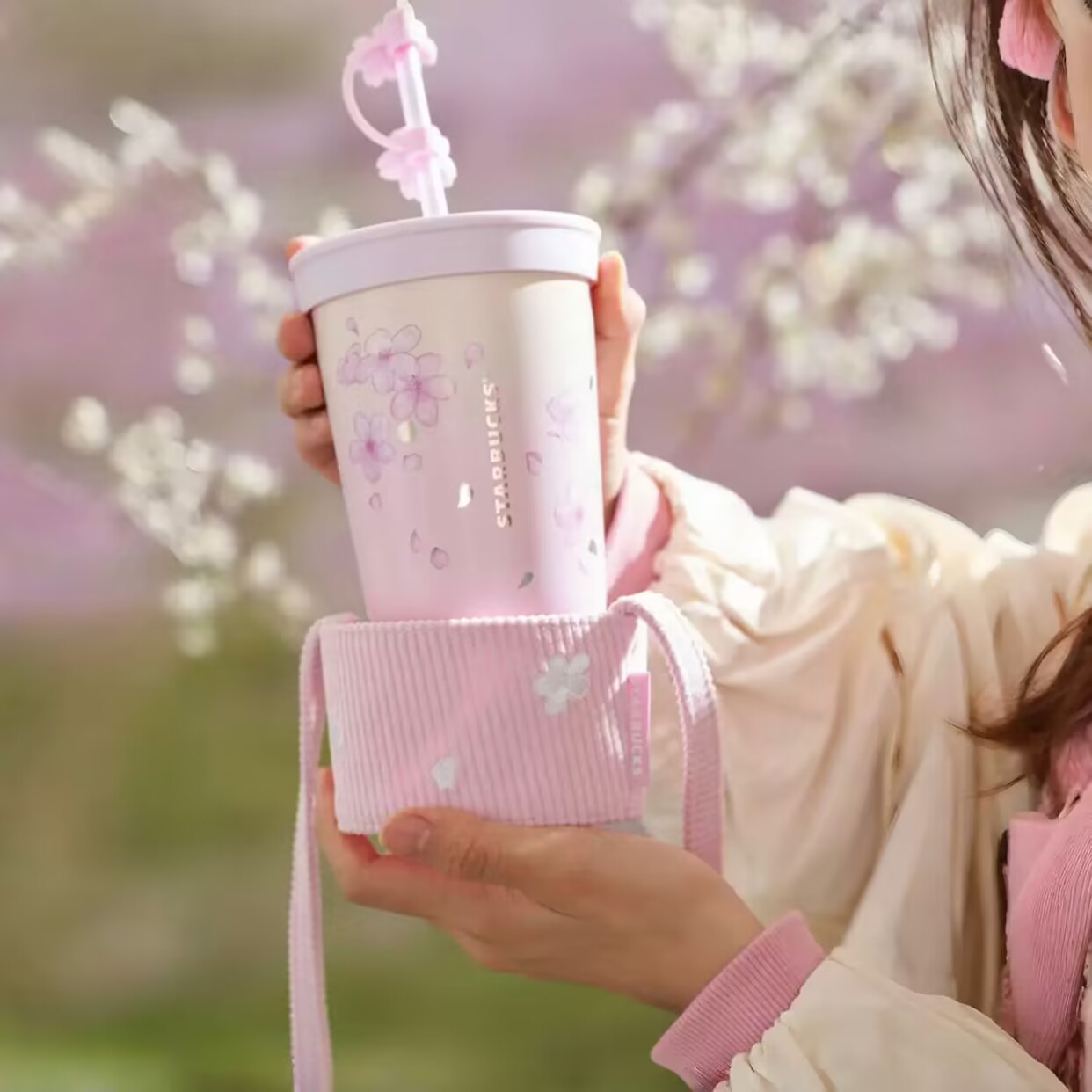 US$ 45.99 - Starbucks 2024 China Sakura Stroll Spring 12oz US$ 45.99 - Starbucks 2024 China Sakura Stroll Spring 12oz