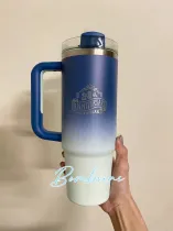 Starbucks x Stanley 2024 Taiwan 26th Anniversary Blue Gradient 30oz SS Tumbler
