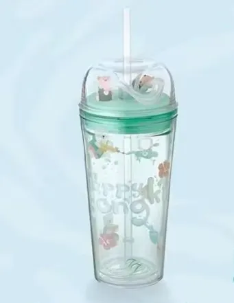 Starbucks 2024 Thailand Songkran Bearista Dome 16oz plastic Tumbler ship in the middle of Mar.