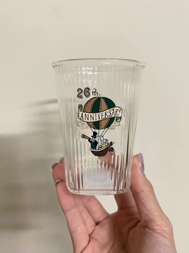 Starbucks 2024 Taiwan 26th Anniversary Hot Air Balloon adventure 7oz Glass Cup
