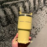 Starbucks x Stanley 2024 Korea Spring Yellow 20oz SS Tumbler