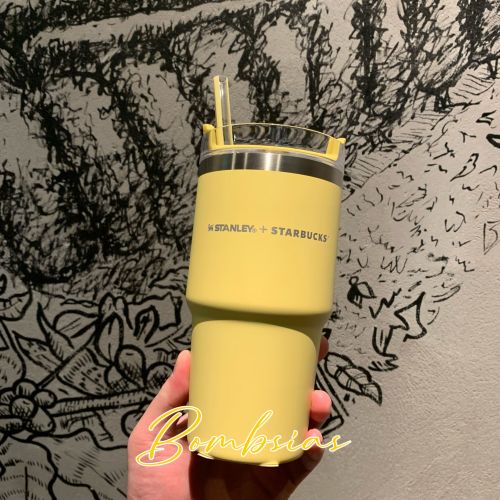 Starbucks x Stanley 2024 Korea Spring Yellow 20oz SS Tumbler