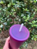 Crack Starbucks Purple Glitter Tumbler 