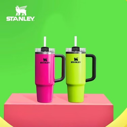Stanley 2024 China neon pink or yellow 30oz SS Tumbler