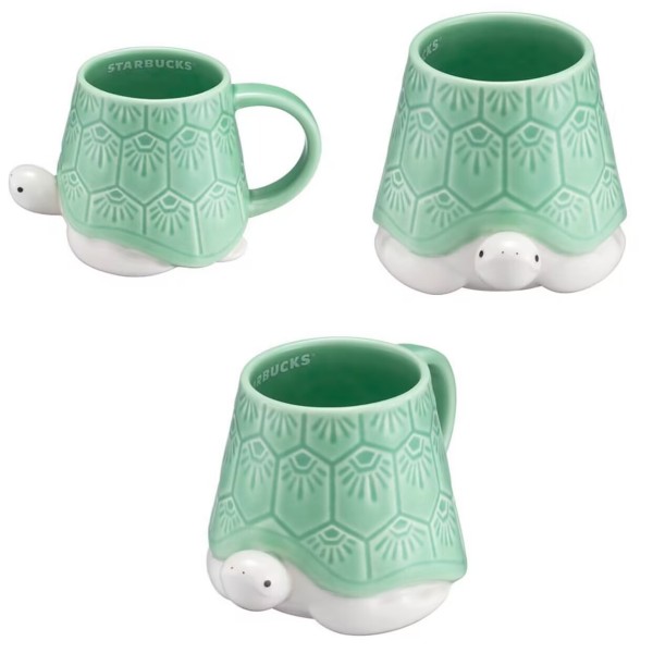 Starbucks 2024 Taiwan Summer Green Turtle 12oz Mug