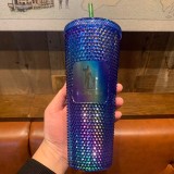 Minor flaw no tag starbucks disney world oil slick studded 