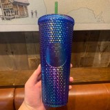 Minor flaw no tag starbucks disney world oil slick studded 