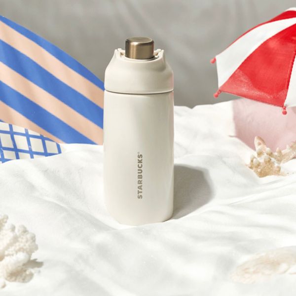 Starbucks 2024 China Summer Seaside White 16oz SS Tumbler