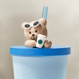 Starbucks 2024 China Summer Seaside Blue Bear 19oz SS Tumbler