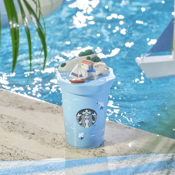 Starbucks 2024 China Summer Seaside Sailboat Island 16oz Mug