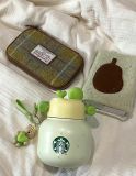 Starbucks 2024 China Summer Succulent 22oz SS Tumbler with Bear Keychain