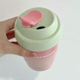 Starbucks 2024 China Summer Succulent Pink and Green 13oz SS Tumbler