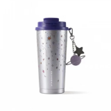 Starbucks 2024 China Summer Night Starry Sky Double drinking mouth 16oz SS Tumbler with Keychain