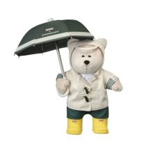 Starbucks 2024 Korea Summer Hunter Bear Toy