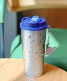 Starbucks 2024 China Summer Night Starry Sky Double drinking mouth 16oz SS Tumbler with Keychain