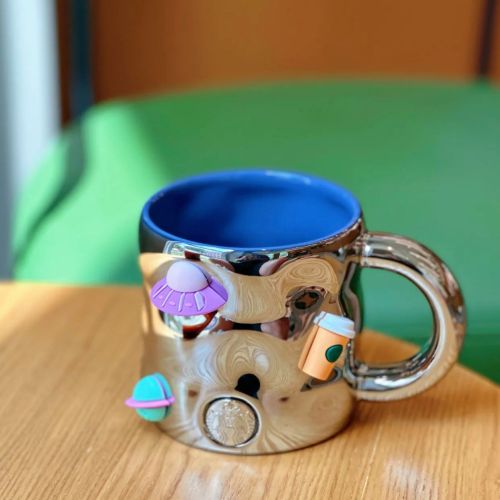 Starbucks 2024 China Summer Night Starry Sky Magnet 13oz Mug