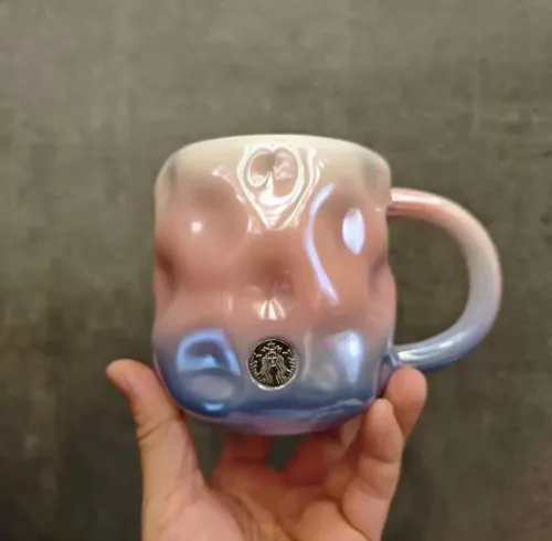 Starbucks 2024 HK Summer Bling Pink Purple 14oz Mug