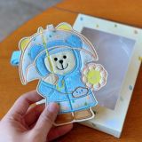 Starbucks 2024 China Summer Rain or Shine Yellow Bear Card Holder