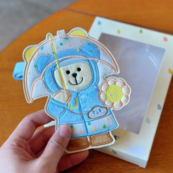 Starbucks 2024 China Summer Rain or Shine Yellow Bear Card Holder