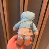 Starbucks 2024 China Summer Raincoat Mini Bear Keychain