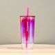 Starbucks 2024 China Summer Dopamine Pink 18oz Glass Cup