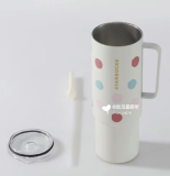 Starbucks x Miir 2024 China Summer Alpaca Paradise White 33oz SS Tumbler