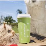 Starbucks 2024 China Summer Alpaca Paradise Green 15oz SS Tumbler