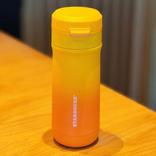 Starbucks 2024 China Summer Dopamine Yellow 15oz SS Tumbler