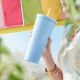 Starbucks 2024 China Summer Alpaca Blue Matte 24oz Studded Tumbler