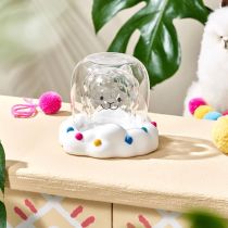 Starbucks 2024 China Summer Alpaca Paradise DW 7oz Glass Cup with Coaster