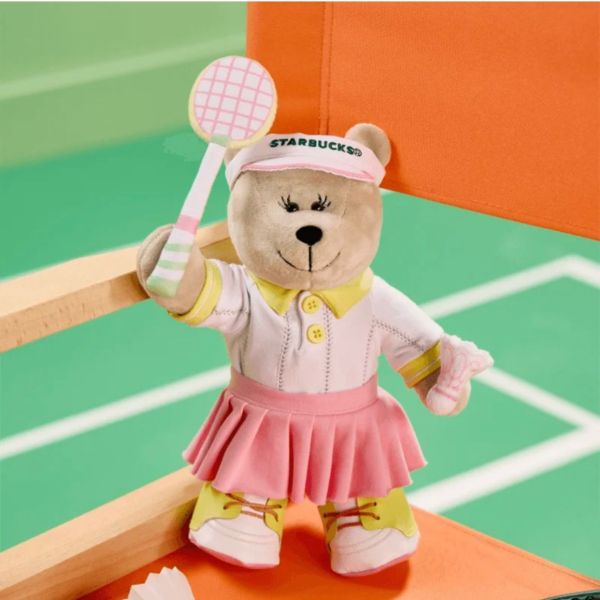 Starbucks 2024 China Summer Badminton Pink Bear