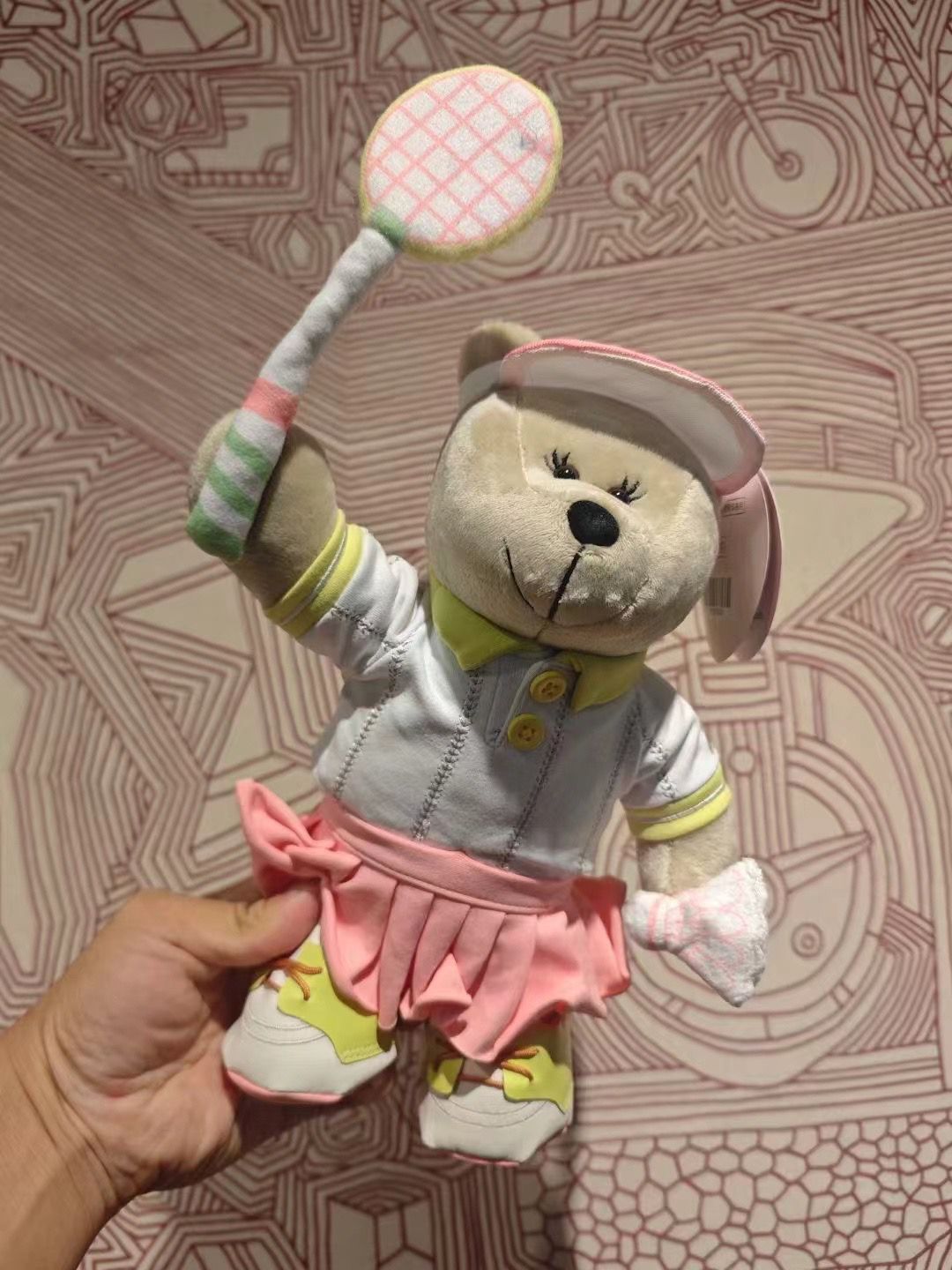 US$ 35.99 - Starbucks 2024 China Summer Badminton Pink Bear
