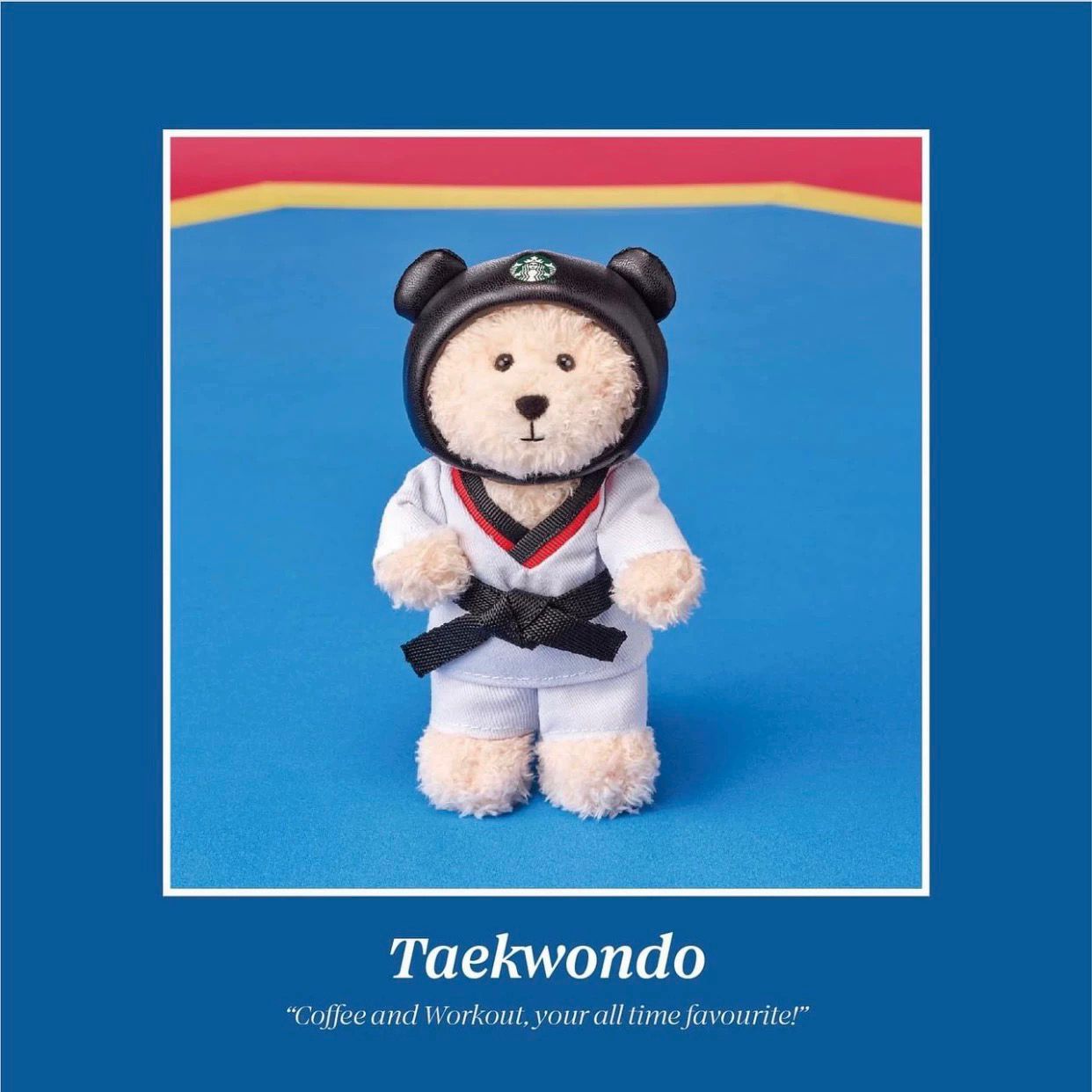 US$ 59.99 - Starbucks 2024 Korea Sports Club Mini Bear